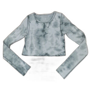 Lululemon Ebb to Street Marble Dye Long Sleeve Shirt Tidewater Teal Women's 6